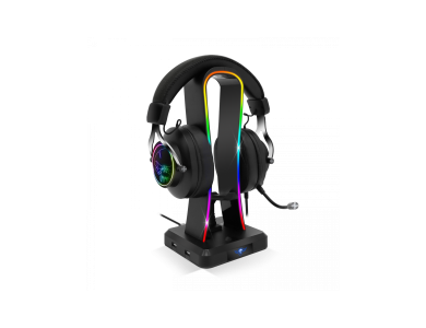Spirit Of Gamer Sentinel Multi Function Headphone Stand & Hanger RGB & 4*USB Hub