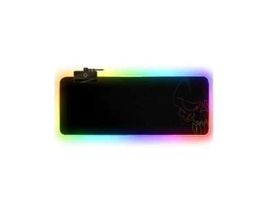 Spirit of Gamer RGB Gaming Mouse Pad XXL (86x33cm) with RGB Lighting - Black