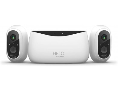 Strong Helo KIT 2 Wireless Cameras 2K with Center, Full HD with Night Vision Function, Motion Detection & App Control