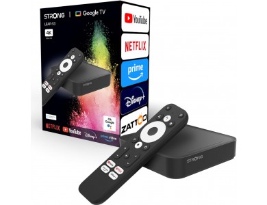 Strong TV Box LEAP-S3 Android 11 TV Box, Amlogic S905Y4, 4K Ultra HD Media Player, Google Assistant | Chromecast | Netflix
