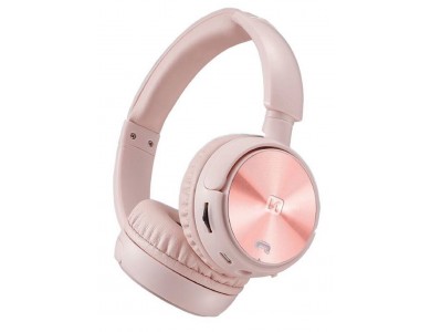 Swissten Trix Bluetooth ακουστικά με Ραδιόφωνο & microSD, Pink