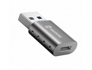Swissten USB-C Female to USB 3.0 Adapter, Silver