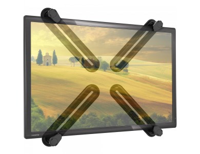 Techly Mounting plate Non-VESA 13"- 27", VESA adapter for TV or Monitor that do not support VESA Mounting