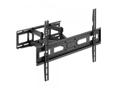 Techly TV Mount, Ultra Slim Επικλινόμενη Βάση με διπλό Βραχίονα για TV 37”-80” Full-Motion, έως 40kg
