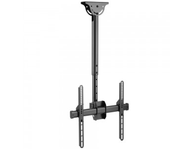 Techly TV Mount – Tilting & Swiveling Ceiling Bracket for 32"-55” TVs, Up to 50kg