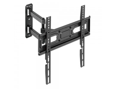 Techly TV Mount, Επικλινόμενη & Περιστρεφόμενη Βάση με Διπλό & σπαστό Μπράτσο για TV 32”-55”, έως 35kg