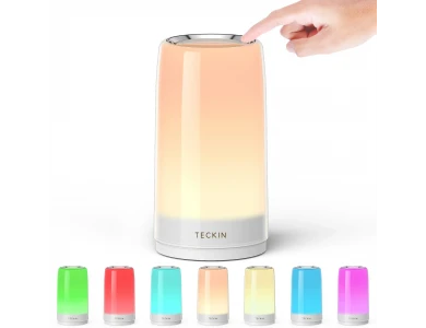 Teckin DL31 RGB Night Light, Semi Waterproof, Dimmable with Touch Control