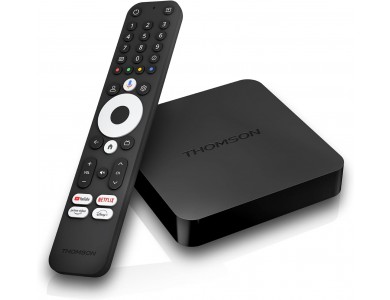 Thomson Google TV Streaming Box 240 TV Box, Android 12 4K Ultra HD Media Player, Google Assistant | Chromecast | Dolby Atmos
