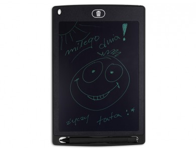 Tracer Digital Writing Pad, Writing LCD Tablet 8.5" with pen, black