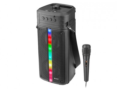Tracer Rocket V2 Bluetooth 5.0 Ηχείο 16W με RGB LED, Λειτουργία Karaoke & Μικρόφωνο, FM Radio & Micro SD