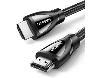 Ugreen HDMI v2.1 8Κ@60Hz, 10μ. Καλώδιο με Νάυλον Ύφανση, eARC, 48Gbps, HDR - 60633