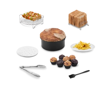 Ufesa Advanced Baking Package, Σεt 7τμχ Αξεσουάρ Μαγειρικής για Air Fryer