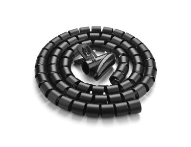 Ugreen Cable Management Spiral 1.5m. Length & 25mm Diameter - 30818, Black