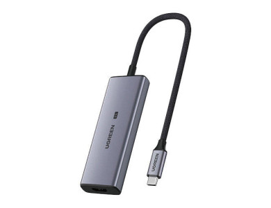 Ugreen 5-1 Aluminum 5-In-1 USB C OTG Hub 100W with 8K HDMI v2.1 + 3*USB3.0 Ports - 50629