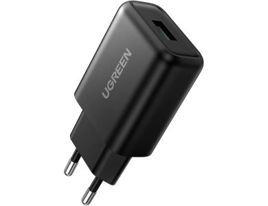 Ugreen Fast Charger Quick Charge 3.0 / FCP, Wall Charger 18W - 70273, Black