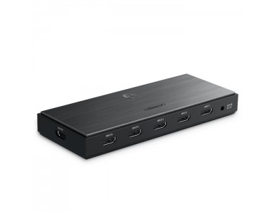 Ugreen HDMI 5-1 Switch 4K@60Hz HDCP 2.2, Για αναμετάδοση 5 πηγών σε 1 Οθόνη, Dobly AC3 7.1 Support, 40m.μετάδοση 1080p - 50710