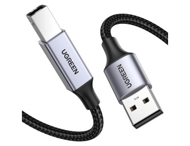 Ugreen USB 2.0 σε USB-B Καλώδιο Printer / Scanner Cable 5μ. με Νάυλον ύφανση