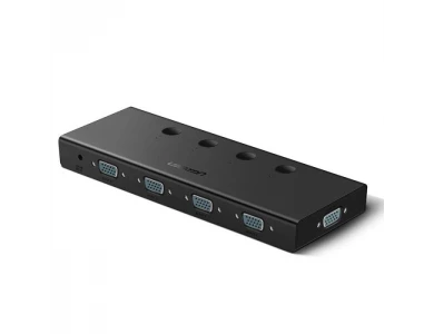 Ugreen VGA 4 in - 1 Out Switch, 4 Sources in 1 Monitor, 1080P@60Hz with 1.5m. Cable, Black