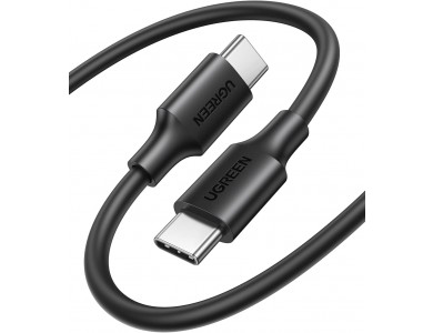 Ugreen Καλώδιο USB-C σε USB-C 1μ., Μαύρο - 50997