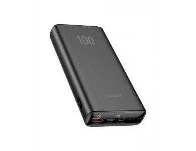 Veger T100 20000 PD 100W USB-C Power Bank 20.000mAh Power Delivery & QC3.0, Μαύρο
