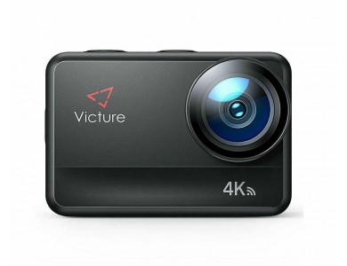 Victure AC940 Native 4K/60FPS Action Camera with Touch Screen, 20MP, WiFi, Waterproof 40M, 2" IPS LCD - OPEN PACKAGE