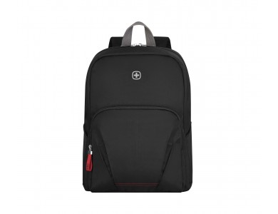 Wenger Motion Backpack for Laptop up to 15.6" & Case for Tablet, Chic Black