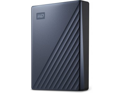 Western Digital My Passport Ultra 2.5'' 5TB External HDD, Portable with USB-C Port, Midnight Blue