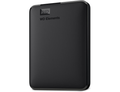 Western Elements 2.5'' 5TB External HDD, Φορητός Εξωτερικός Σκληρός Δίσκος με Θύρα USB 3.0, Black