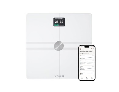 Withings Body Comp, Έξυπνη ζυγαριά, Λιπομετρητής & Πλήρης Ανάλυση Σώματος με Fitness APP μέσω Bluetooth & WiFi, White