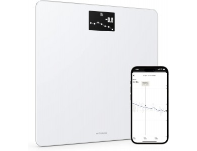 Withings Body, Έξυπνη ζυγαριά, Δείκτης Μάζας Σώματος με Fitness APP μέσω Bluetooth & WiFi, Λευκή