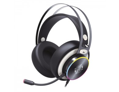 Zeroground HD-2800G SOKUN RGB Gaming Headset 7.1 Noise-cancelling Mic USB (PC / PS4 / Xbox / Switch / Mac / iOS), Black
