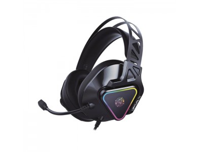 Zeroground HD-3000G AKECHI PRO RGB Gaming Headset 7.1 Noise-cancelling Mic USB (PC / PS4 / Xbox / Switch / Mac / iOS), Black