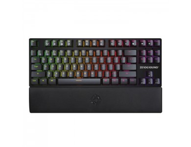 Zeroground KB-3100G Tonado Mini, Mechanical RGB Keybord, Gaming Keyboard Tenkeyless with Outemu Red Switches