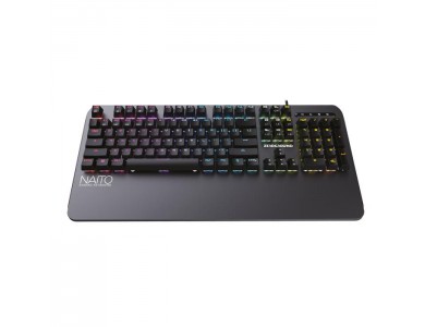 Zeroground KB-3500G NAITO Wired Mechanical RGB Keyboard, for Gaming, OUTEMU optical Brown switches