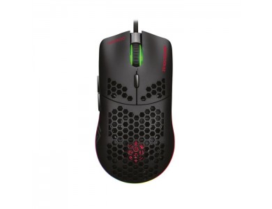 Zeroground MS-3900G HARADO v2.0 RGB Optical Προγραμματιζόμενο Gaming Mouse, Honeycomb Ποντίκι, 7.200 DPI, 7 Buttons, Μαύρο