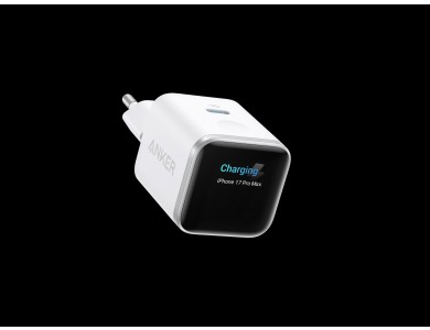 Anker Nano Φορτιστής 45W με Οθόνη, USB-C, Black