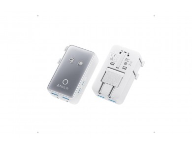 Anker Nano Travel Adapter 5-in-1 20W, White