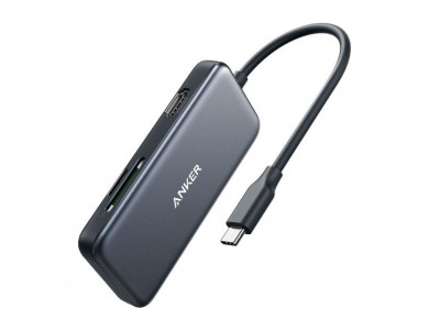 Anker PowerExpand 5-in-1 Premium USB C Data Hub - HDMI/4Κ + Card Reader + USB 3.0*2 Ports - A83340A1 - ΑΝΟΙΓΜΕΝΗ ΣΥΣΚΕΥΑΣΙΑ