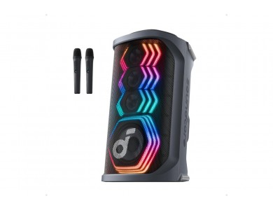 Anker Soundcore Rave 3s AI Party Speaker Ηχείο Bluetooth 200W με 2 Ασύρματα Μικρόφωνα & Μπαταρία έως 12H - ΑΝΟΙΓΜΕΝΗ ΣΥΣΚΕΥΑΣΙΑ