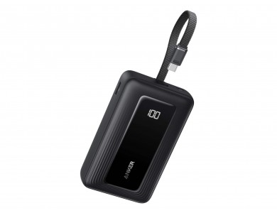Anker Zolo Powerbank 20000mAh 45W με Καλώδιο USB-C, Black