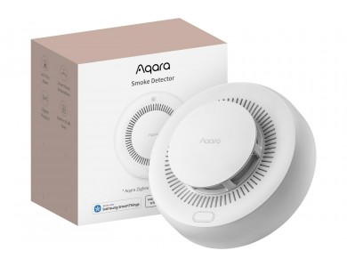 Aqara Smart Smoke Detector Zigbee 3.0 Ανιχνευτής Καπνού 85dB με Μπαταρία 10 Ετών, Συμβατός με HomeKit & Matter