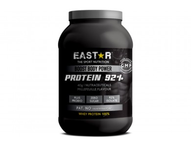 Eastar Protein 92%, Whey Protein Isolate 1kg Πρωτεΐνη Ορού Γάλακτος Pre and After Workout με Γεύση Millefeuille