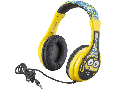 eKids Minions Licensed Ενσύρματα Ακουστικά για Παιδιά με Volume Limiter