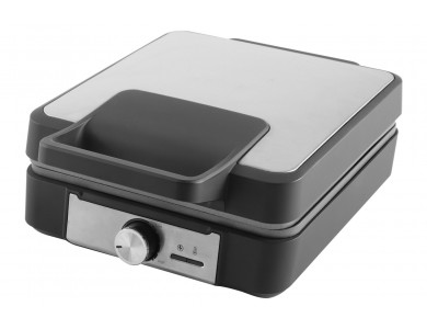Emerio Waffle Maker, Διπλή Βαφλιέρα 1200W για 4 Βελγικές Βάφλες, με Αντικολλητική Επίστρωση & Ρυθμιζόμενο Θερμοστάτη
