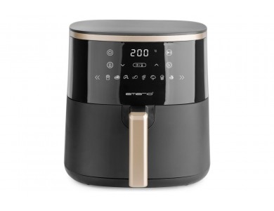 Emerio Smart Fryer, Φριτέζα Αέρος 4.2lt για Υγιεινό Μαγείρεμα, 1400W, Ψηφιακή Οθόνη Αφής & Λειτουργία Αφυδάτωσης, Black
