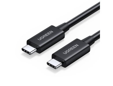 Ugreen Καλώδιο USB-C σε USB-C 0.8μ. Thunderbolt 3.0 100W / 40Gbps, USB 4.0, 8K@60Hz - 30691, Μαύρο