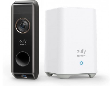 Anker Eufy Doorbell Dual Camera 2K Set, Smart Doorbell 2 Cameras with AI Human Detection, 2-Way Audio & App