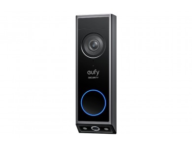 Anker eufy Security Video Doorbell E340 2K Dual Camera Θυροτηλεόραση με Chime Εσωτερικού Χώρου, Black / White Chime