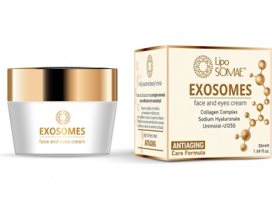 LipoSOMAE Exosomes Αντιγηραντική Κρέμα Προσώπου Ημέρας Με Εξωσώματα & UNIMOIST – U 125 G