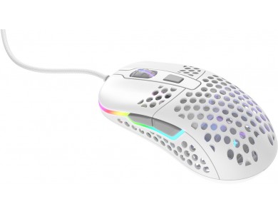 Xtrfy M42 RGB Optical Gaming Mouse Ultra-Light 400 - 16.000 DPI with Pixart 3389 Sensor, White